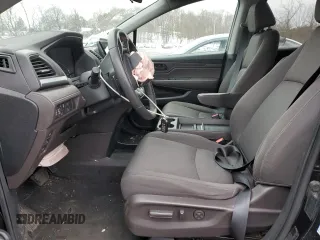 2020 Honda Odyssey EX with VIN 5FNRL6H52LB051555, listed as a Copart auction lot 44584755 with 55,905 mi miles and Salvage Title. Bid and sale history available at DreamBid. Image 7.