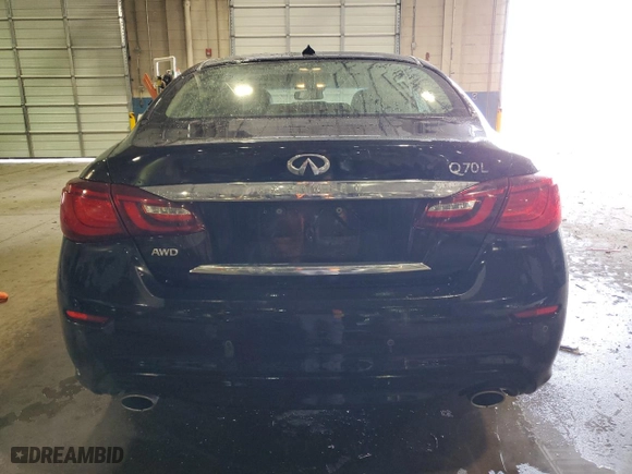 2016 Infiniti Q70L with VIN JN1BY1PR7GM720512, listed as a Copart auction lot 46393445 with 58,661 mi miles and Clean Title. Bid and sale history available at carsss.com. Image 6.