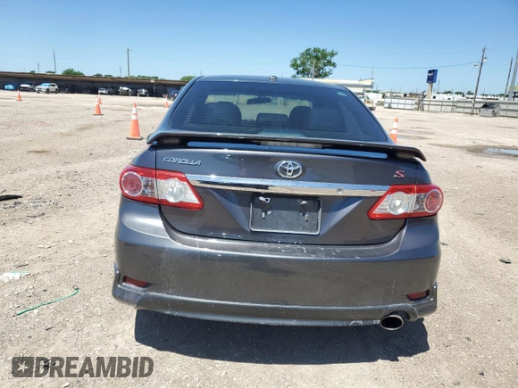2013 Toyota Corolla L with VIN 5YFBU4EE9DP212254, listed as a Copart auction lot 53374405 with 107,413 mi miles and Salvage Title. Bid and sale history available at carsss.com. Image 6.