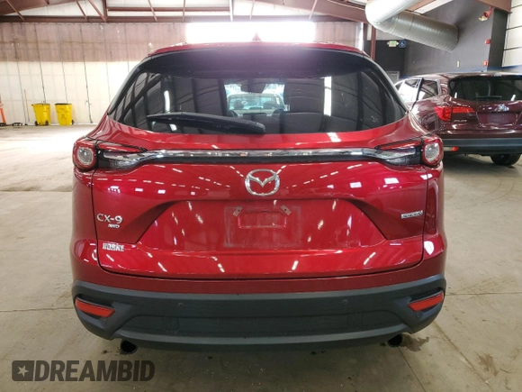 2022 Mazda CX-9 Touring Plus with VIN JM3TCBAY6N0615669, listed as a Copart auction lot 51291725 with 55,129 mi miles and Salvage Title. Bid and sale history available at carsss.com. Image 6.