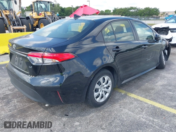 2023 Toyota Corolla LE with VIN JTDB4MEE2PJ004869, listed as a IAAI auction lot 42139964 with 41,119 mi miles. Bid and sale history available at carsss.com. Image 4.