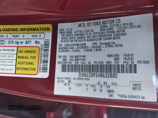 2017 Lincoln MKZ Select с VIN 3LN6L5D95HR632880, выставлен на аукционе IAAI как лот 41978418 с пробегом 114 655 миль миль и . История ставок и продаж доступна на DreamBid. Изображение 9.