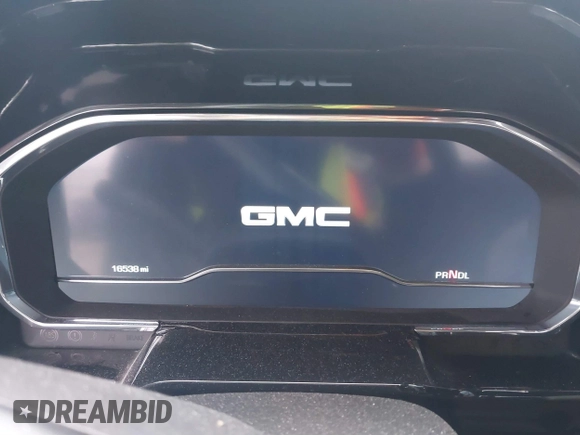 2023 GMC Sierra 1500 with VIN 1GTVUCE83PZ330893, listed as a IAAI auction lot 41230180 with 16,538 mi miles and . Bid and sale history available at DreamBid. Image 7.