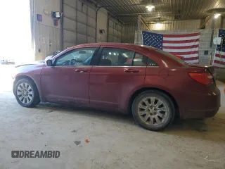 2013 Chrysler 200 LX with VIN 1C3CCBAB5DN691619, listed as a Copart auction lot 41957855 with 114,726 mi miles and Salvage Title. Bid and sale history available at carsss.com. Image 2.