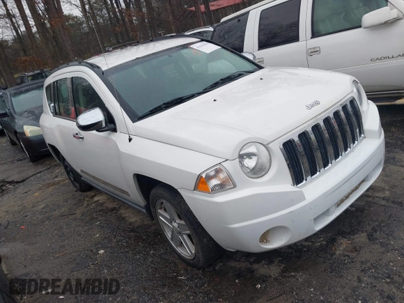 2007 Jeep Compass Sport with VIN 1J8FT47W27D256252, listed as a IAAI auction lot 41616554 with 210,125 mi miles. Bid and sale history available at carsss.com. Image 1.