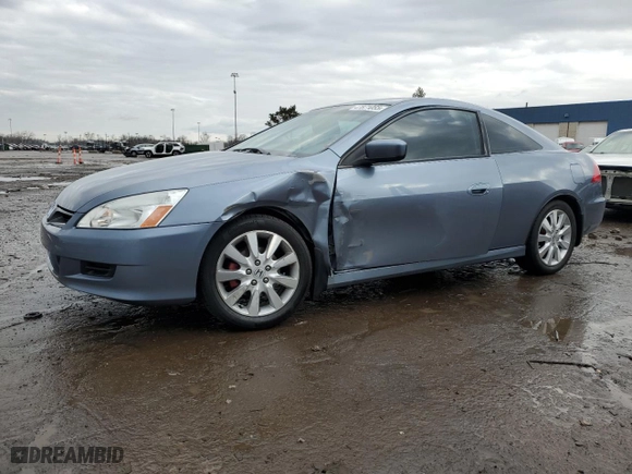 2007 Honda Accord Cpe EX-L with VIN 1HGCM82617A003822, listed as a Copart auction lot 47871055 with NaN miles and Clean Title. Bid and sale history available at carsss.com. Image 1.