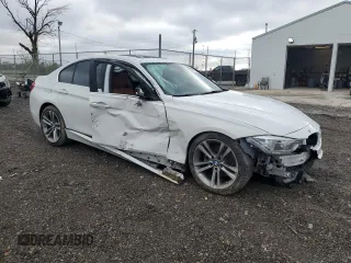 2017 BMW 3 Series 330i xDrive with VIN WBA8D9C3XHA004934, listed as a Copart auction lot 55471215 with 91,825 mi miles and Salvage title. Bid and sale history available at DreamBid. Image 4.