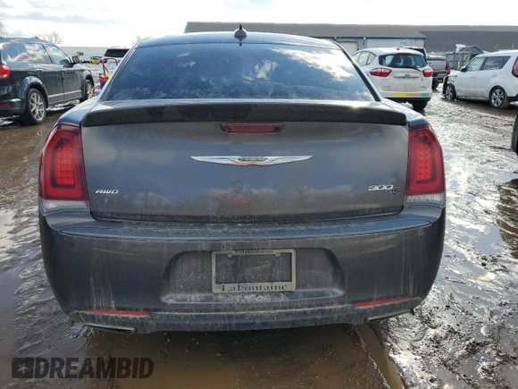 2017 Chrysler 300 S with VIN 2C3CCAGGXHH612876, listed as a Copart auction lot 46687585 with 163,688 mi miles and Clean Title. Bid and sale history available at carsss.com. Image 6.