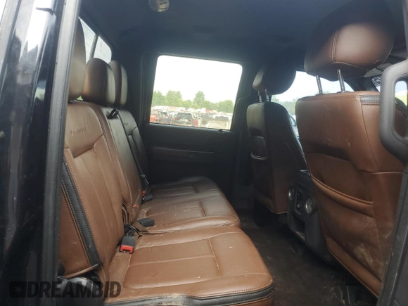 2015 Ford F-350 Platinum with VIN 1FT8W3BT4FEB02746, listed as a Copart auction lot 62099025 with 193,636 mi miles and Salvage title. Bid and sale history available at DreamBid. Image 10.