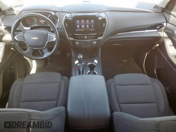 2020 Chevrolet Traverse LT Cloth with VIN 1GNERGKW6LJ289378, listed as a Copart auction lot 63247035 with 100,394 mi miles and Salvage title. Bid and sale history available at DreamBid. Image 8.