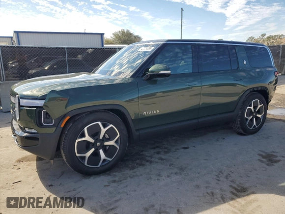 2024 Rivian R1S Adventure with VIN 7PDSGCBA5RN042135, listed as a Copart auction lot 42229865 with 107 mi miles and Salvage Title. Bid and sale history available at carsss.com. Image 1.