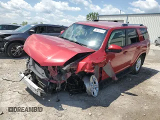 2019 Toyota 4Runner SR5 с VIN JTEBU5JR5K5640469, выставлен на аукционе Copart как лот 56283525 с пробегом 76 752 миль миль и Списание • Salvage title. История ставок и продаж доступна на DreamBid. Изображение 1.