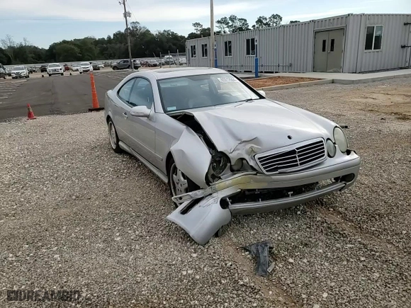 2000 Mercedes-Benz CLK-Class with VIN WDBLJ70G4YF137126, listed as a Copart auction lot 83312064 with 0 mi miles and Salvage Title. Bid and sale history available at carsss.com. Image 10.