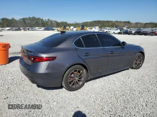 2018 Alfa Romeo Giulia with VIN ZARFAEDN4J7572553, listed as a Copart auction lot 46998825 with 111,778 mi miles and Salvage title. Bid and sale history available at DreamBid. Image 3.