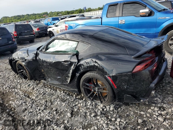 2022 Toyota GR Supra 3.0 with VIN WZ1DB0C07NW050424, listed as a Copart auction lot 65576944 with 0 mi miles and Salvage Title. Bid and sale history available at carsss.com. Image 2.