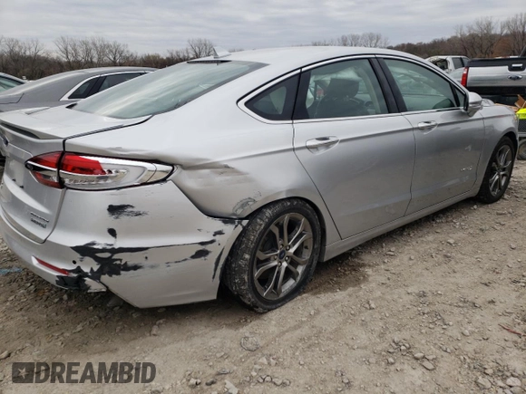 2019 Ford Fusion Hybrid Titanium with VIN 3FA6P0RU1KR222518, listed as a Copart auction lot 66924692 with 64,249 mi miles. Bid and sale history available at carsss.com. Image 3.
