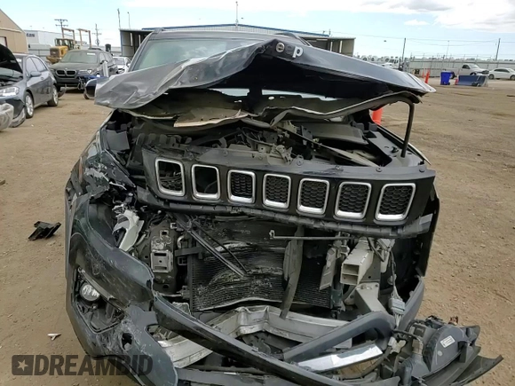 2018 Jeep Compass Limited with VIN 3C4NJDCB5JT104687, listed as a Copart auction lot 54964015 with 85,435 mi miles and Salvage title. Bid and sale history available at DreamBid. Image 14.