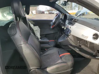 2014 FIAT 500e with VIN 3C3CFFGE2ET266859, listed as a Copart auction lot 44076375 with 78,745 mi miles and Salvage Title. Bid and sale history available at carsss.com. Image 7.