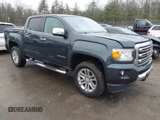 2017 GMC Canyon 4WD SLT with VIN 1GTG6DEN3H1268376, listed as a IAAI auction lot 41922984 with 76,492 mi miles. Bid and sale history available at carsss.com. Image 1.