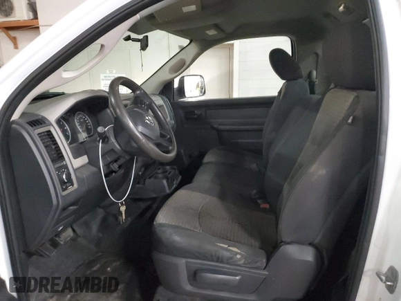 2012 Ram 1500 Tradesman with VIN 3C6JD7DT8CG278206, listed as a Copart auction lot 80159514 with 175,029 mi miles and Salvage title. Bid and sale history available at DreamBid. Image 7.