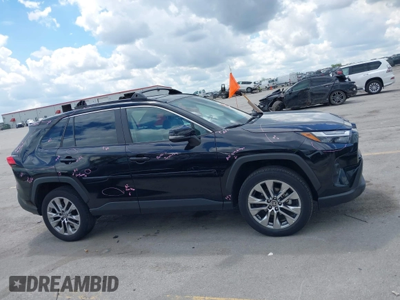 2023 Toyota RAV4 XLE Premium with VIN 2T3A1RFVXPC350896, listed as a IAAI auction lot 42345303 with 26,058 mi miles and . Bid and sale history available at DreamBid. Image 13.