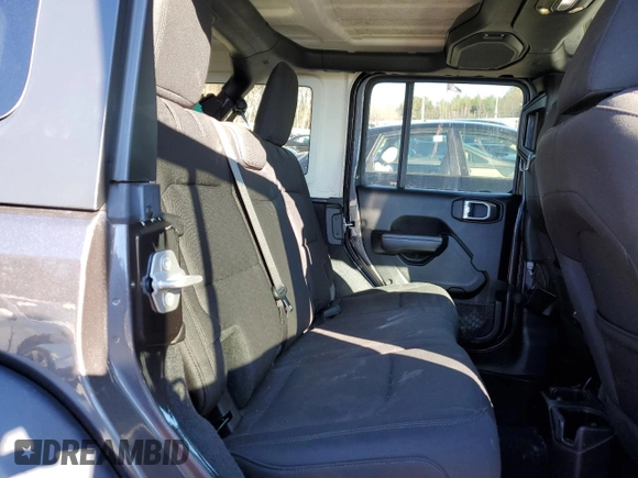 2019 Jeep Wrangler Unlimited Sport with VIN 1C4HJXDG4KW617918, listed as a Copart auction lot 81230004 with 55,621 mi miles and Non repairable. Bid and sale history available at DreamBid. Image 11.