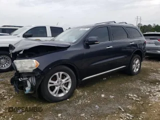 2013 Dodge Durango Crew with VIN 1C4RDHDG5DC692682, listed as a Copart auction lot 51026374 with 249,010 mi miles and Salvage Title. Bid and sale history available at carsss.com. Image 1.