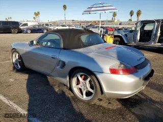 2003 Porsche Boxster S with VIN WP0CB29843U662463, listed as a Copart auction lot 78139614 with 102,109 mi miles and Salvage Title. Bid and sale history available at carsss.com. Image 2.