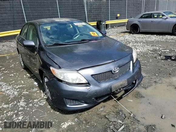 2009 Toyota Corolla with VIN 2T1BU40E69C140217, listed as a Copart auction lot 52199345 with 105,505 mi miles and Salvage Title. Bid and sale history available at carsss.com. Image 10.