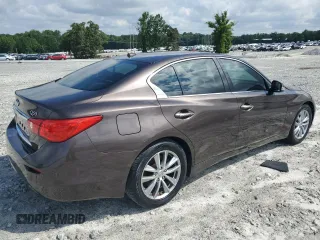 2017 Infiniti Q50 Sport with VIN JN1EV7AP1HM734603, listed as a Copart auction lot 63349095 with 153,113 mi miles and Clean title. Bid and sale history available at DreamBid. Image 3.