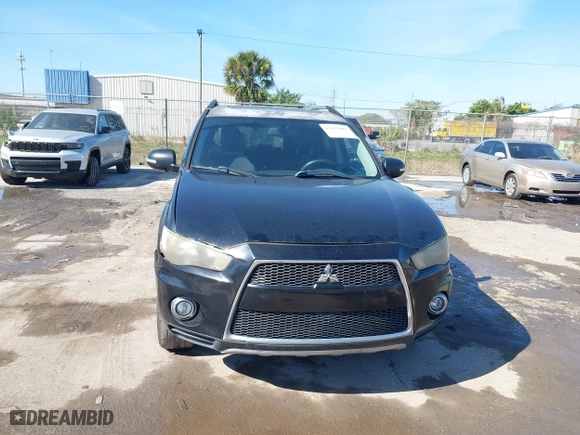 2012 Mitsubishi Outlander SE with VIN JA4AS3AW4CU004465, listed as a IAAI auction lot 41475001 with 173,736 mi miles. Bid and sale history available at carsss.com. Image 6.