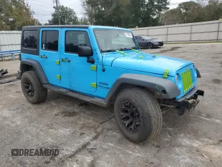 2018 Jeep Wrangler JK Unlimited Sport S with VIN 1C4BJWDG7JL888701, listed as a Copart auction lot 81190784 with 94,285 mi miles and Salvage Title. Bid and sale history available at carsss.com. Image 4.