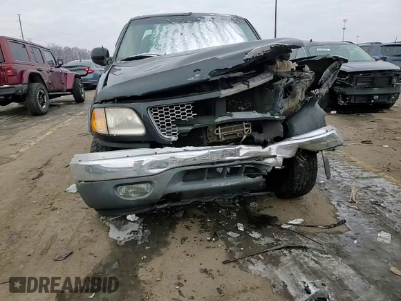 1999 Ford F-150 XL with VIN 1FTRX18L4XNA03553, listed as a Copart auction lot 44360435 with 162,469 mi miles and Clean Title. Bid and sale history available at carsss.com. Image 10.