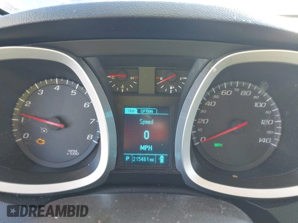 2015 Chevrolet Equinox LT with VIN 2GNALBEK8F1121655, listed as a IAAI auction lot 41248101 with 215,461 mi miles. Bid and sale history available at carsss.com. Image 7.