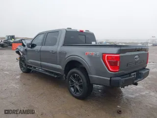 2021 Ford F-150 XL with VIN 1FTFW1ED1MFC45841, listed as a IAAI auction lot 41458297 with 92,402 mi miles. Bid and sale history available at carsss.com. Image 3.