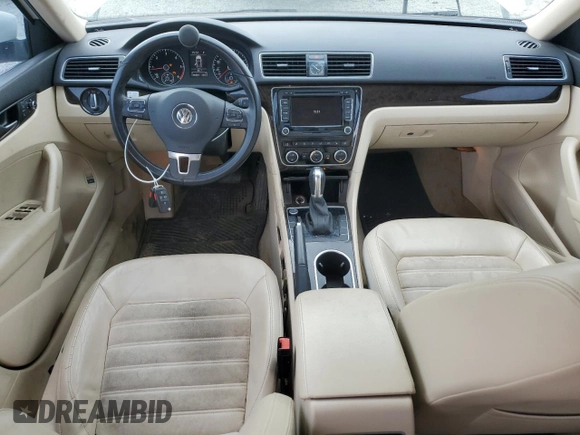 2014 Volkswagen Passat TDI SEL Premium with VIN 1VWCN7A30EC074358, listed as a Copart auction lot 51810105 with 120,430 mi miles and Salvage Title. Bid and sale history available at carsss.com. Image 8.