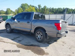 2023 Nissan Titan SV with VIN 1N6AA1EC6PN101712, listed as a IAAI auction lot 40206621 with 50,210 mi miles and . Bid and sale history available at DreamBid. Image 3.