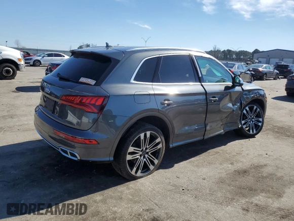 2020 Audi SQ5 Premium Plus with VIN WA1B4AFY8L2009208, listed as a Copart auction lot 43096164 with 63,434 mi miles and . Bid and sale history available at DreamBid. Image 3.