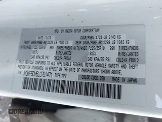 2020 Mazda CX-5 Grand Touring with VIN JM3KFBDM6L0751471, listed as a IAAI auction lot 41914849 with Not Provided miles and . Bid and sale history available at carsss.com. Image 9.