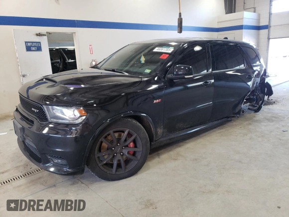 2018 Dodge Durango SRT с VIN 1C4SDJGJ2JC153979, выставлен на аукционе Copart как лот 46061365 с пробегом 120 375 миль миль и Списание • Salvage title. История ставок и продаж доступна на DreamBid. Изображение 1.