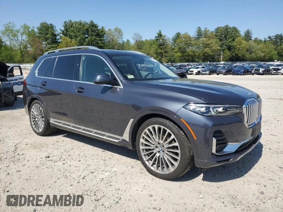 2019 BMW X7 xDrive40i z VIN 5UXCW2C54KL082619, wystawiony jako Copart lot #54474555 z przebiegiem 68 381 mil mil oraz Szkoda całkowita • Salvage title. Historia ofert i sprzedaży dostępna na DreamBid. Obrazek 4.