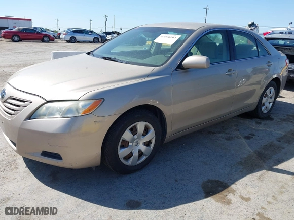 2007 Toyota Camry CE with VIN 4T1BE46K97U180782, listed as a IAAI auction lot 42046103 with 171,607 mi miles. Bid and sale history available at carsss.com. Image 2.