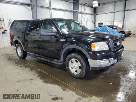 2004 Ford F-150 XLT with VIN 1FTPW14504KB95696, listed as a Copart auction lot 57332215 with 177,558 mi miles and Salvage title. Bid and sale history available at DreamBid. Image 4.