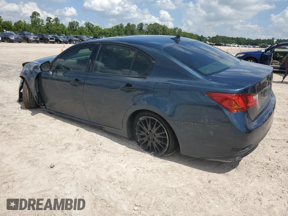 2013 Lexus GS 350 with VIN JTHBE1BL4D5000596, listed as a Copart auction lot 60335174 with 124,485 mi miles and Salvage Title. Bid and sale history available at carsss.com. Image 2.
