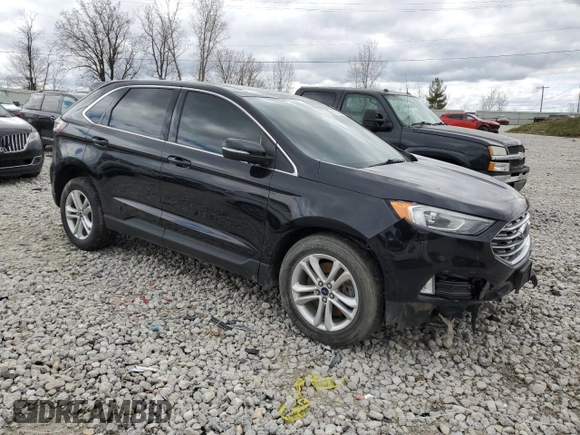 2020 Ford Edge SEL with VIN 2FMPK4J91LBB66541, listed as a Copart auction lot 51804255 with 128,900 mi miles and Salvage Title. Bid and sale history available at carsss.com. Image 4.
