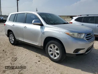 2013 Toyota Highlander with VIN 5TDZA3EH7DS034217, listed as a Copart auction lot 51240545 with 123,285 mi miles and Clean Title. Bid and sale history available at DreamBid. Image 4.