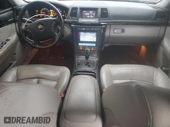 2008 Kia Amanti with VIN KNALD125585163206, listed as a Copart auction lot 44403645 with 136,267 mi miles and Salvage Title. Bid and sale history available at carsss.com. Image 8.