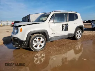 2018 Jeep Renegade Limited z VIN ZACCJADB1JPH47503, wystawiony jako Copart lot #60557265 z przebiegiem 91 226 mil mil oraz Czysty tytuł • Clean title. Historia ofert i sprzedaży dostępna na DreamBid. Obrazek 1.