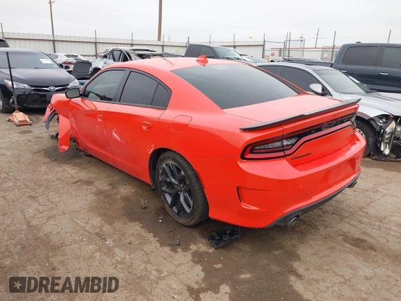 2023 Dodge Charger GT with VIN 2C3CDXHG9PH603681, listed as a IAAI auction lot 41599084 with 8,735 mi miles and . Bid and sale history available at carsss.com. Image 3.