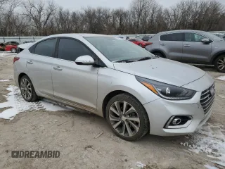 2019 Hyundai Accent Limited with VIN 3KPC34A30KE051741, listed as a Copart auction lot 44817195 with 117,652 mi miles and Salvage Title. Bid and sale history available at carsss.com. Image 4.